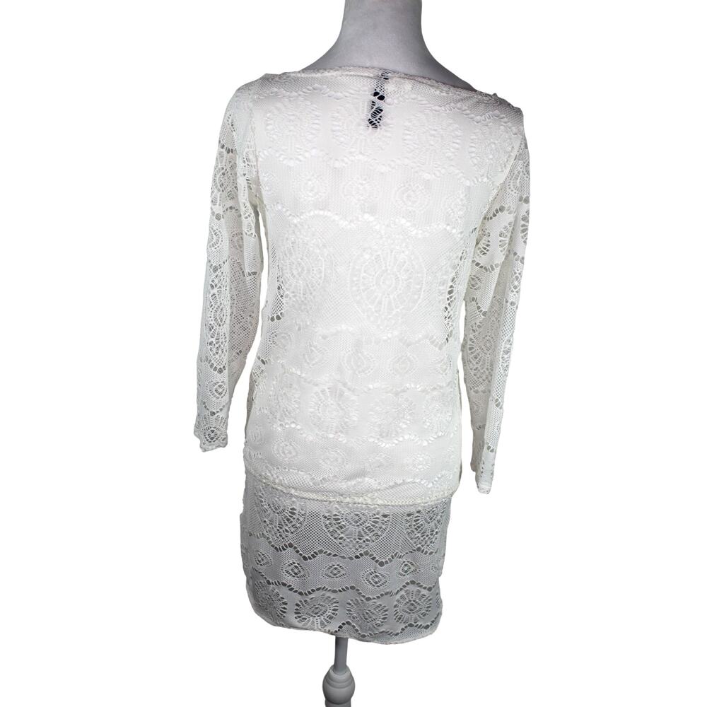 Ralph Lauren blue label swim cover beach pool lace drawstring waist Small - Picture 3 of 9